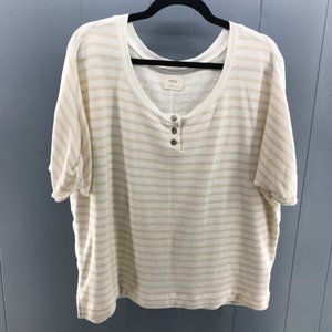 Aerie Striped French Terry Shirt